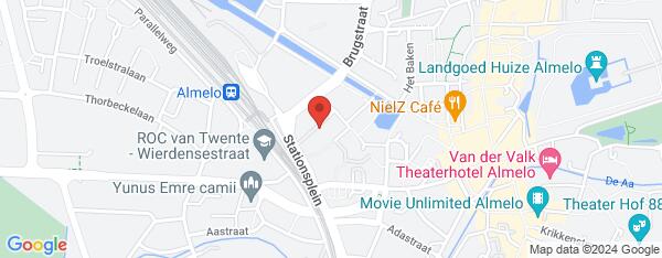 Map van Twenteplein 1-H Almelo in Nederland
