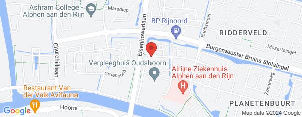 Map van Henry Dunantweg 13 Alphen aan den Rijn in Nederland