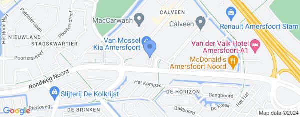 Map van Maanlander 16 Amersfoort in Nederland