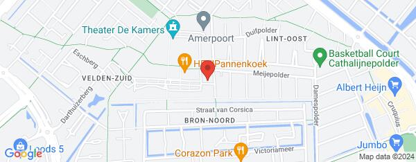 Map van Zijpenberg 4 Amersfoort in Nederland
