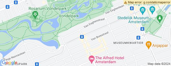 Map van Willemsparkweg 148-O Amsterdam in Nederland