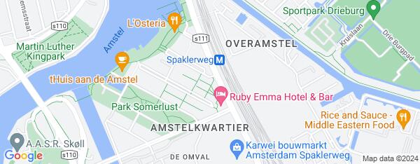 Map van Welnastraat 701 E Amsterdam in Nederland