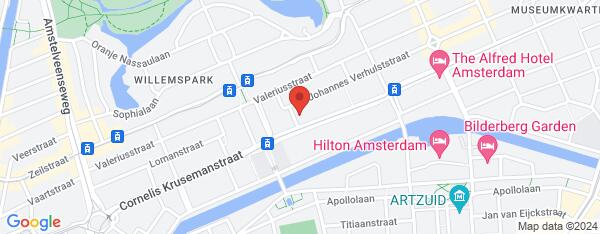 Map van Lassusstraat 9 Amsterdam in Nederland
