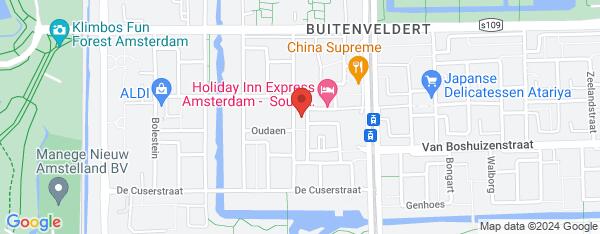 Map van Zwaansvliet 5 Amsterdam in Nederland