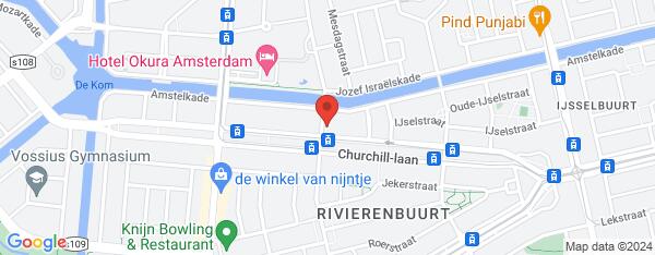 Map van Maasstraat 17 Amsterdam in Nederland