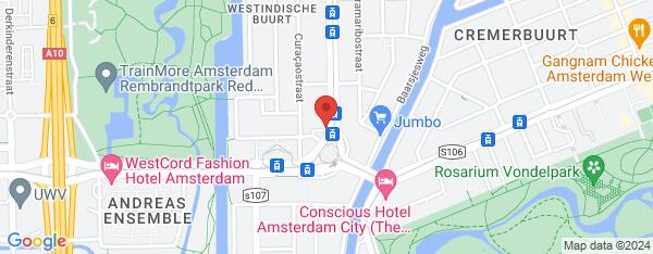 Map van Surinameplein 26a Amsterdam in Nederland
