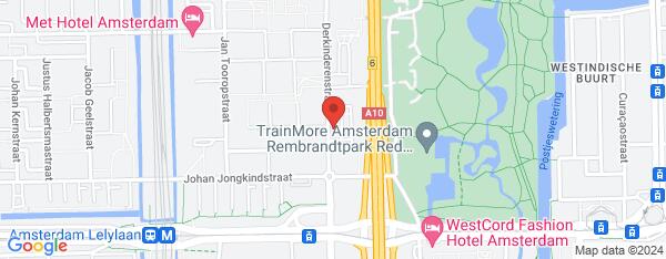 Map van Derkinderenstraat 46 Amsterdam in Nederland