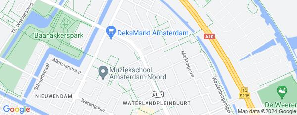 Map van dijkmanshuizenstraat 2 Amsterdam in Nederland