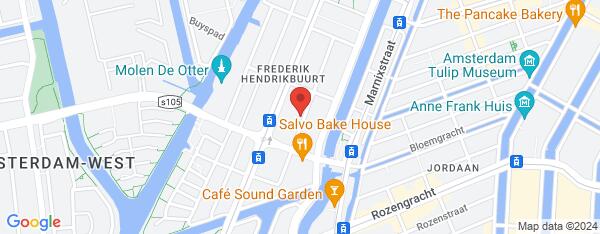 Map van van Oldenbarneveldtstraat 48 a Amsterdam in Nederland