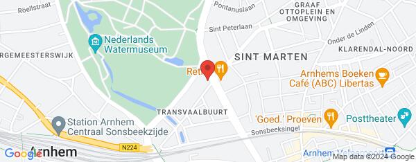 Map van Apeldoornseweg 59 Arnhem in Nederland