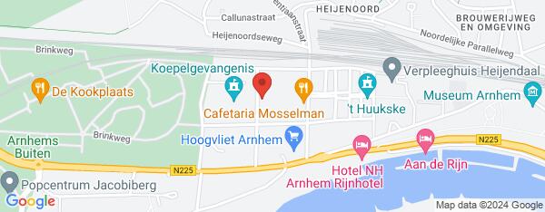 Map van Wilhelminastraat 49 Arnhem in Nederland