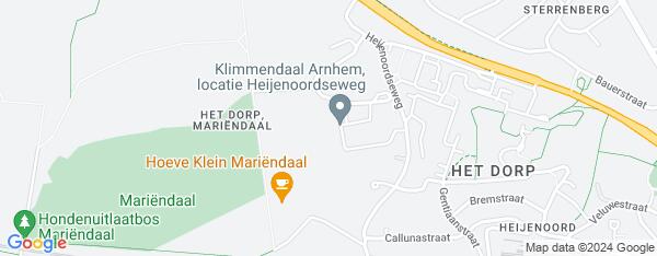 Map van Heijenoordseweg 5 Arnhem in Nederland