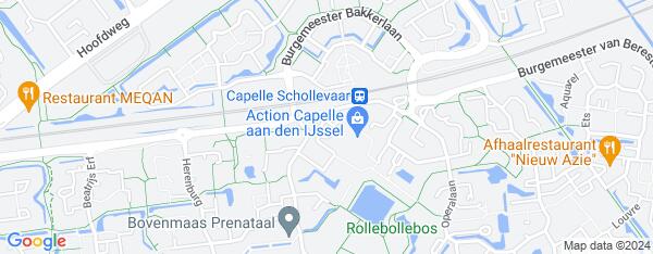 Map van Zadkinerade 120 Capelle aan den IJssel in Nederland
