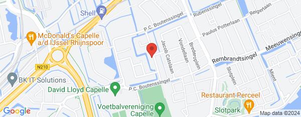 Map van van Maerlantpark 27 Capelle aan den IJssel in Nederland