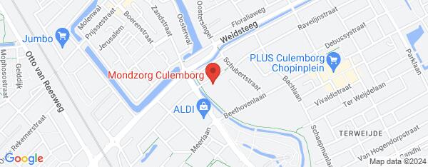 Map van De Raaf 13 Culemborg in Nederland