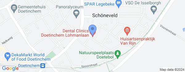Map van Lohmanlaan 21 Doetinchem in Nederland