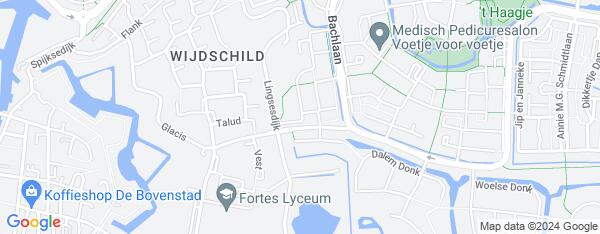 Map van Haydnstraat 14 Gorinchem in Nederland