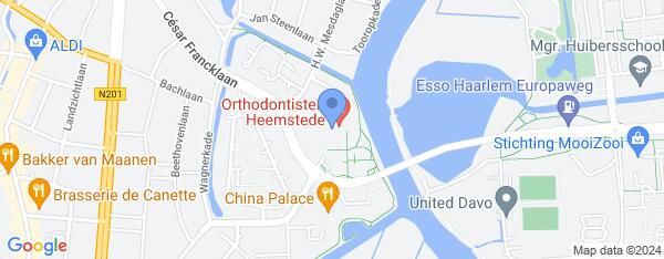 Map van Handellaan 2 A Heemstede in Nederland