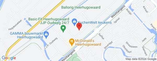 Map van J. Duikerweg 6   Heerhugowaard in Nederland