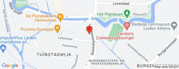 Map van Lammenschansweg 15a Leiden in Nederland