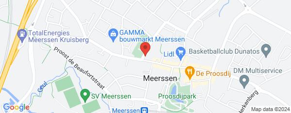 Map van Past. Nicolaas Creftenstraat 2 Meerssen in Nederland