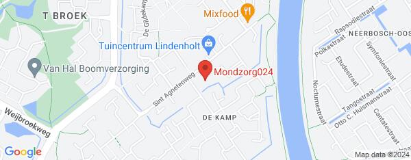 Map van St. Agnetenweg 73A Nijmegen in Nederland