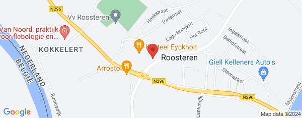 Map van Eijckholtstraat 1 Roosteren in Nederland
