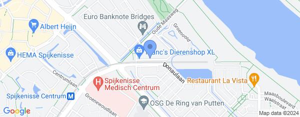 Map van Theemsweg 9a Spijkenisse in Nederland
