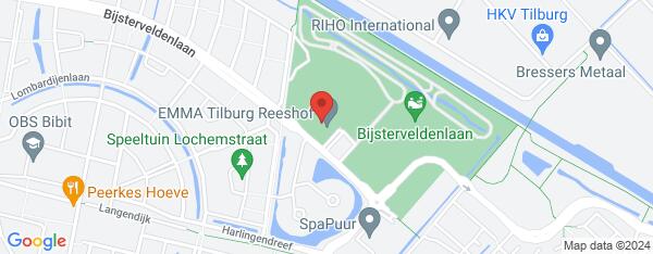 Map van Bijsterveldenlaan 5 Tilburg in Nederland