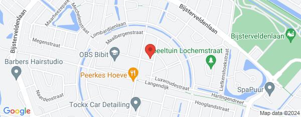 Map van Loosdorpstraat 1 Tilburg in Nederland