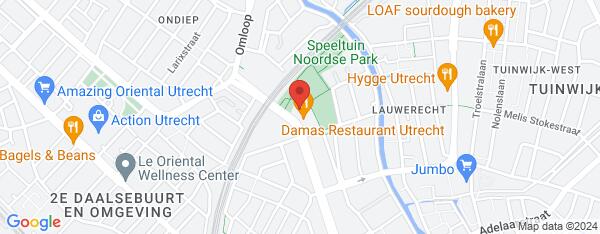 Map van Oudenoord 619 Utrecht in Nederland