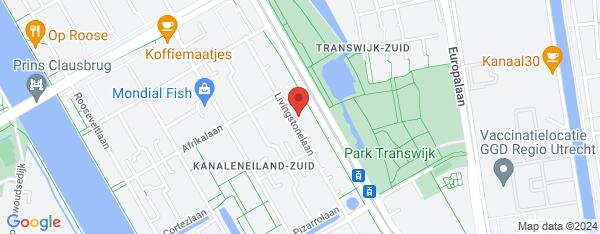 Map van Livingstonelaan 466 Utrecht in Nederland