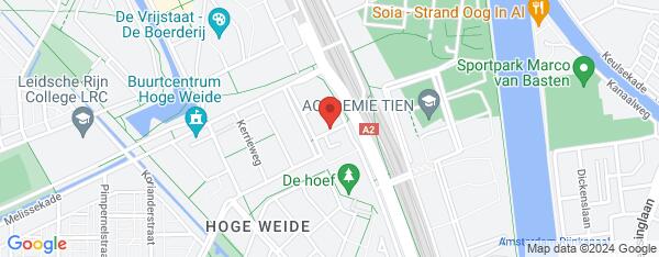 Map van Koffieweg 8 Utrecht in Nederland