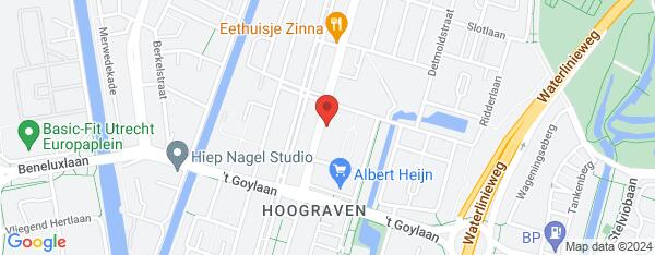 Map van Constant Erzeijstraat 38 Utrecht in Nederland