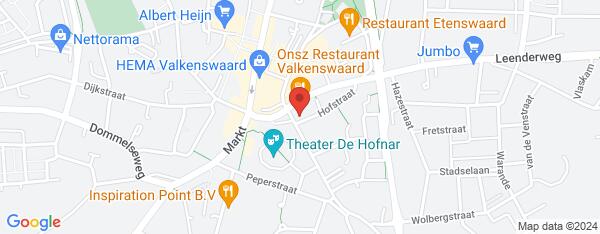 Map van Markt 3 Valkenswaard in Nederland