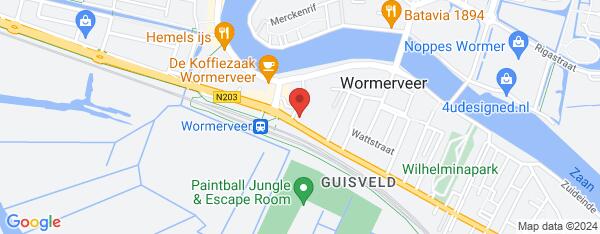 Map van Wandelweg 3 Wormerveer in Nederland