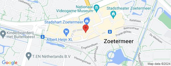 Map van Promenadeplein 121 Zoetermeer in Nederland