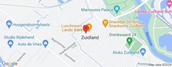 Map van Breedstraat 20/A Zuidland in Nederland